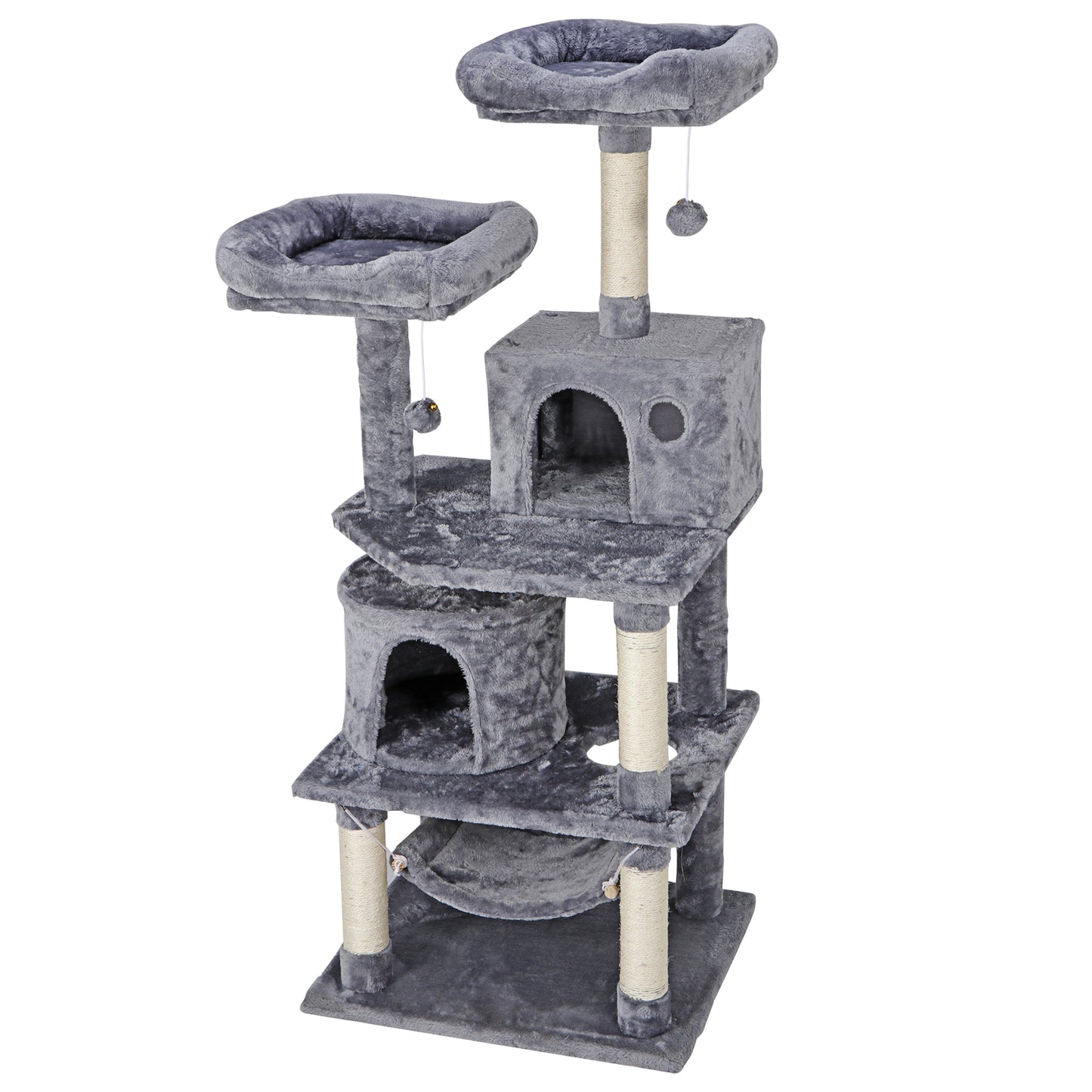 Elevate Your Cat's Playtime: Stylish Cat Tree Condo Tower for Small to Medium Cats - Available in Various Sizes!