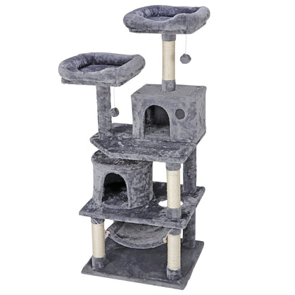 Elevate Your Cat's Playtime: Stylish Cat Tree Condo Tower for Small to Medium Cats - Available in Various Sizes!