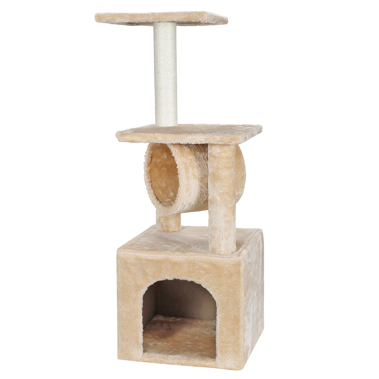 Elevate Your Cat's Playtime: Stylish Cat Tree Condo Tower for Small to Medium Cats - Available in Various Sizes!