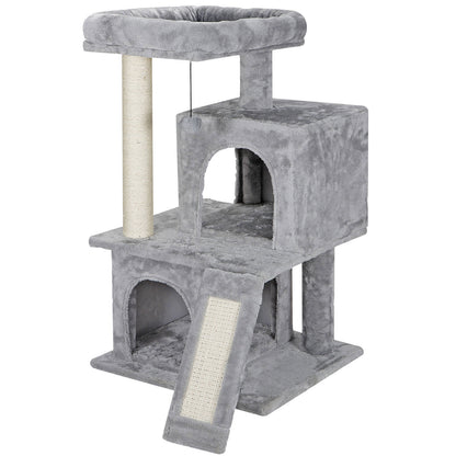 Elevate Your Cat's Playtime: Stylish Cat Tree Condo Tower for Small to Medium Cats - Available in Various Sizes!